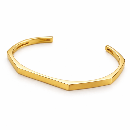 OCTA Bracelet Gold armband i guldton i rostfritt stål – AVLORA Jewelry